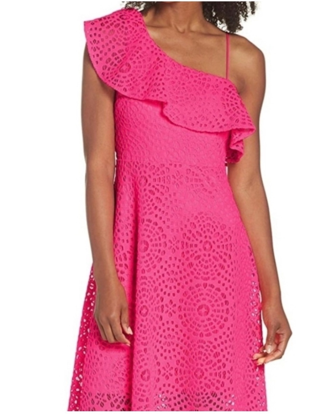💕EUC Lilly Pulitzer Callisto Midi Pink Cosmo Sea Urchin Dress